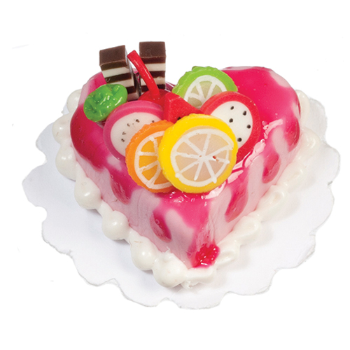 Heart Shaped Fruit Cake